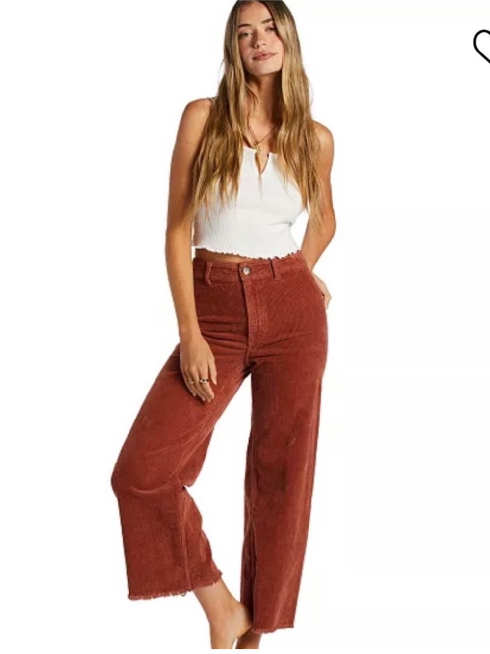 Billabong Free Fall Corduroy Wide-Leg Pants